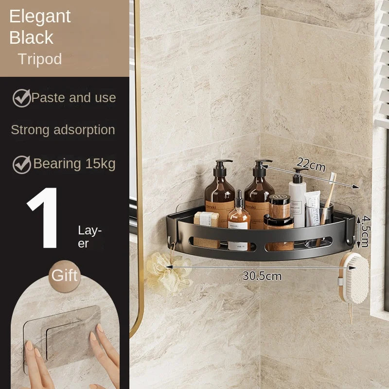 PureHold Shower Shelf – Smart Storage, Zero Drilling, Total Convenience