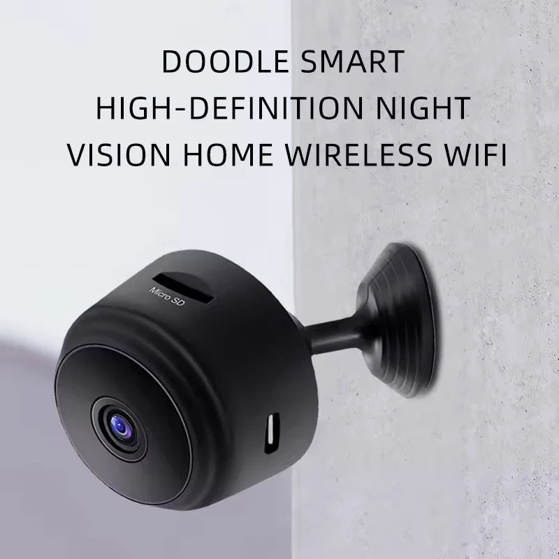 Sentinel A9 MiniCam – Smart Wi-Fi HD Security Camera with Night Vision, Motion Detection & Remote App Control