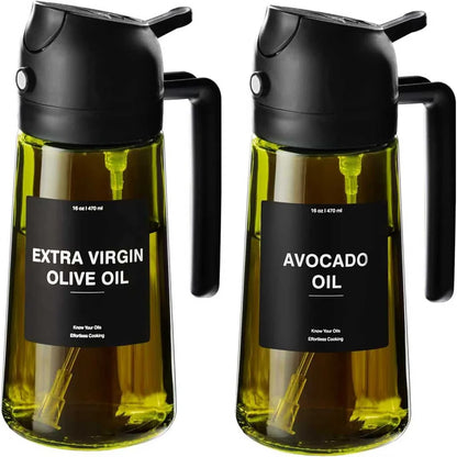 GreenGlass Chef – Olive Oil Spray & Pour Bottle (470ml