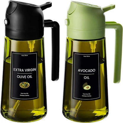 GreenGlass Chef – Olive Oil Spray & Pour Bottle (470ml