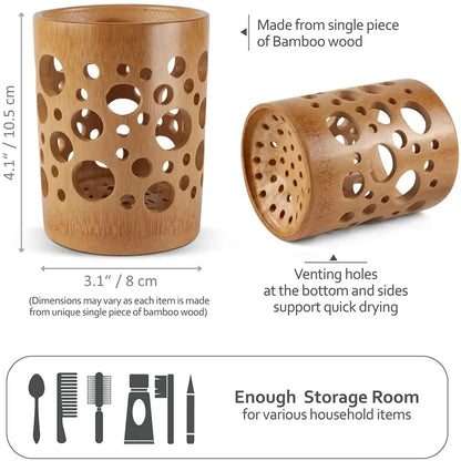 PureBamboo Cup – Natural Elegance for a Cleaner, Greener Bathroom