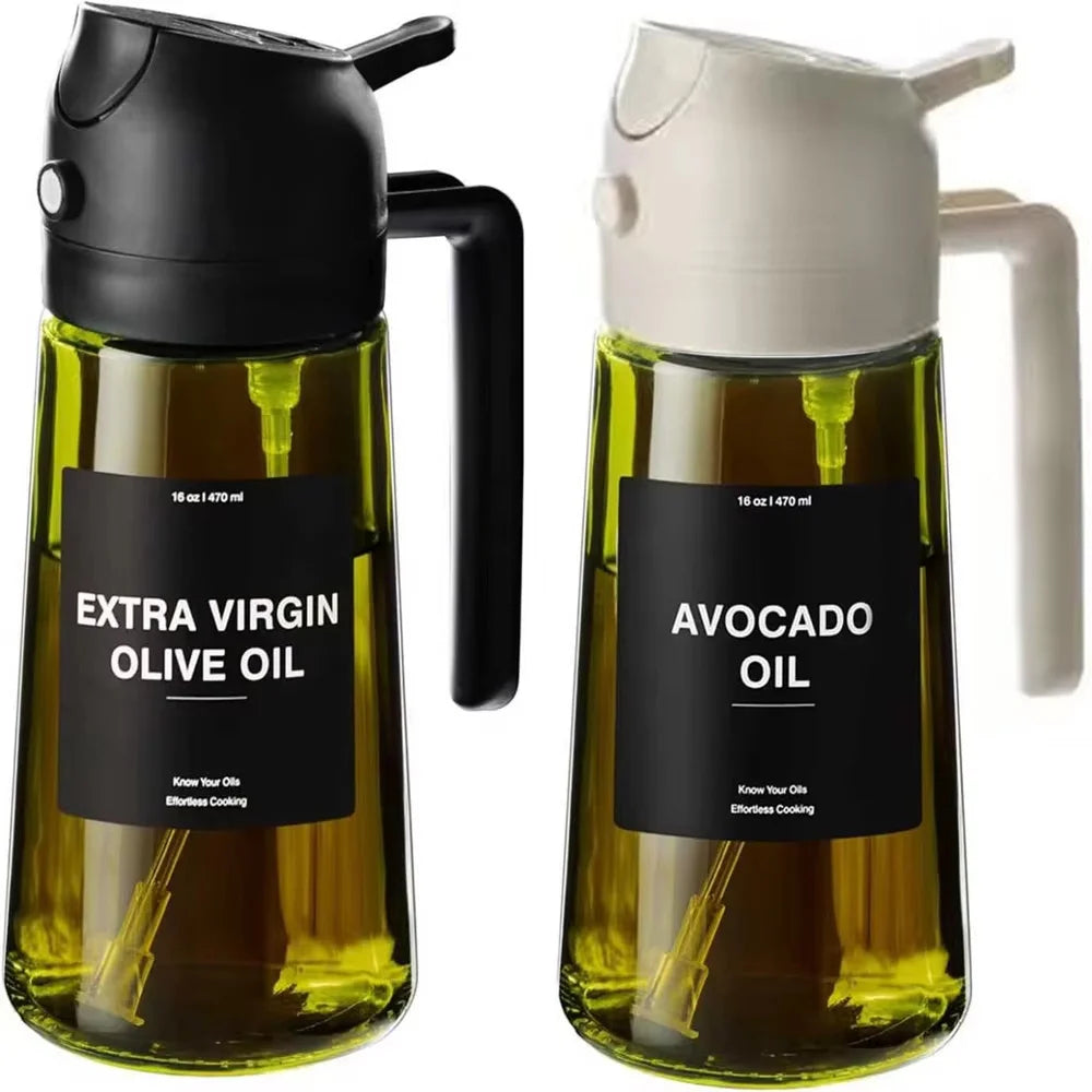 GreenGlass Chef – Olive Oil Spray & Pour Bottle (470ml