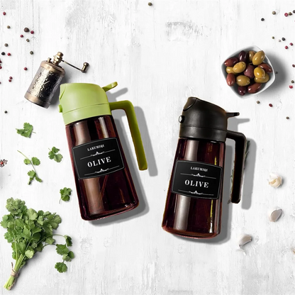 EmeraldPour Chef – Glass Olive Oil Sprayer & Dispenser