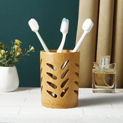 PureBamboo Cup – Natural Elegance for a Cleaner, Greener Bathroom