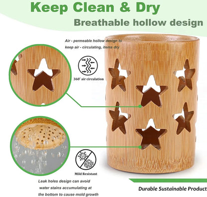 PureBamboo Cup – Natural Elegance for a Cleaner, Greener Bathroom