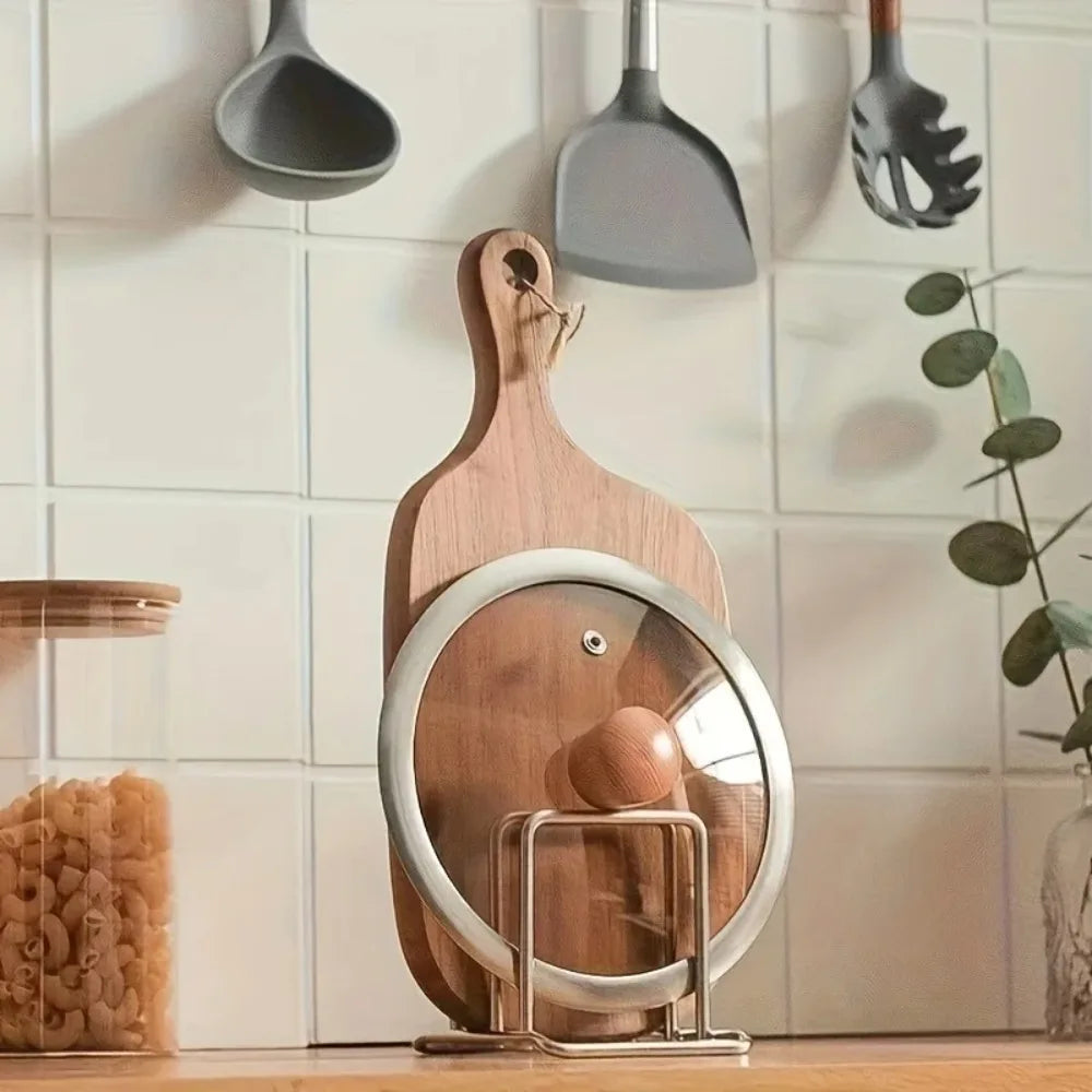 CounterKeep Elite – Heavy-Duty Pot Lid & Cutting Board Organiser