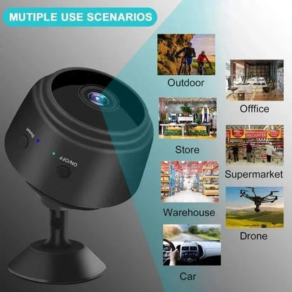 Sentinel A9 MiniCam – Smart Wi-Fi HD Security Camera with Night Vision, Motion Detection & Remote App Control