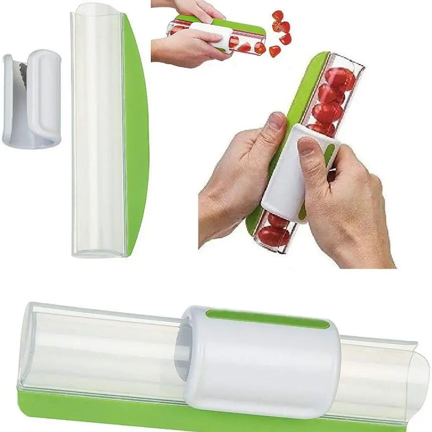 Multi-Function Tomato and Grape Cutter for Fruit and Salad Prep